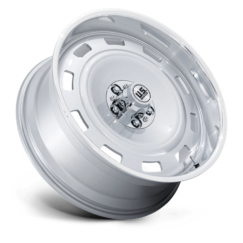 US Mag 1PC | UC143 SCOTTSDALE | 22.0x10.50 | 6X139.7 | 12 | SILVER W/ DIAMOND CUT LIP