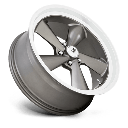 US Mag 1PC | U137 TS | 22.0x10.50 | 5X120.65 | 0 | ANTHRACITE W/ DIAMOND CUT LIP
