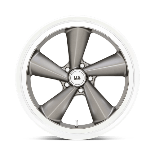 US Mag 1PC | U137 TS | 22.0x9.00 | 5X120.65 | 15 | ANTHRACITE W/ DIAMOND CUT LIP