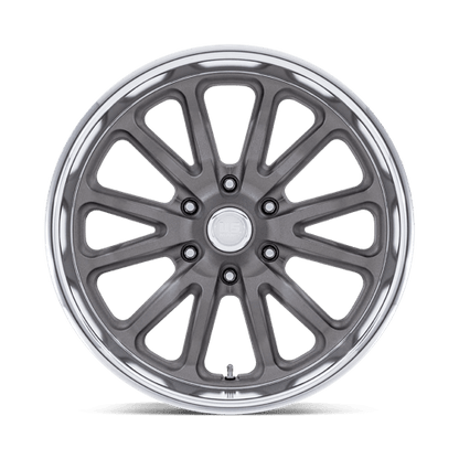US Mag 1PC | UC145 RAMBLER 6 | 20.0x9.50 | 6X139.7 | 1 | MATTE GUNMETAL DIAMOND CUT LIP