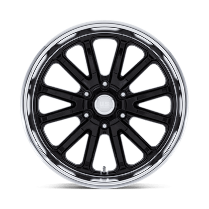 US Mag 1PC | UC145 RAMBLER 6 | 20.0x8.00 | 6X139.7 | 1 | GLOSS BLACK DIAMOND CUT LIP