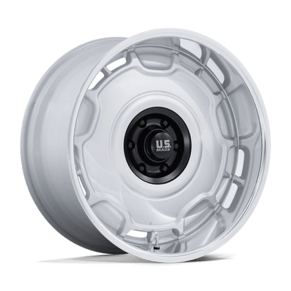 US Mag 1PC | UC146 ARLINGTON | 20.0x10.00 | 6X139.7 | 6 | SILVER M-BLK CENTER W/ DC-LIP