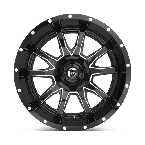 Fuel 1PC | D627 VANDAL | 20.0x9.00 | 6X135/6X139.7 | 1 | GLOSS BLACK MILLED
