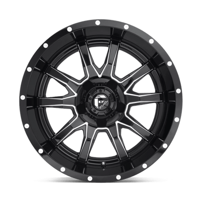 Fuel 1PC | D627 VANDAL | 20.0x9.00 | 6X135/6X139.7 | 19 | GLOSS BLACK MILLED