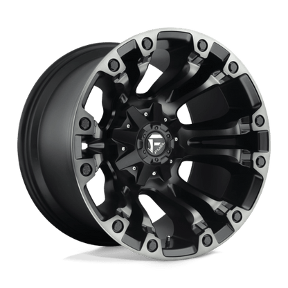Fuel 1PC | D851 VAPOR | 18.0x9.00 | 8X170 | 1 | MATTE BLACK GRAY TINT