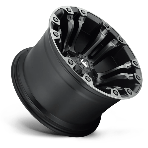 Fuel 1PC | D851 VAPOR | 18.0x9.00 | 5X139.7/5X150 | 1 | MATTE BLACK GRAY TINT