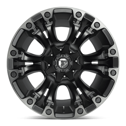 Fuel 1PC | D851 VAPOR | 20.0x9.00 | 5X139.7/5X150 | 1 | MATTE BLACK GRAY TINT