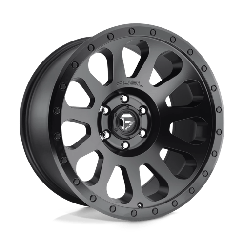 Fuel 1PC | D579 VECTOR | 20.0x10.00 | 6X139.7 | -18 | MATTE BLACK