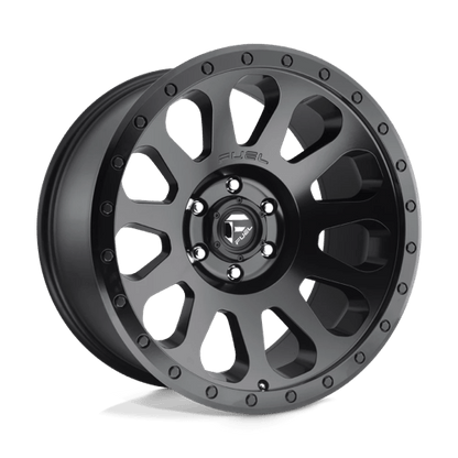 Fuel 1PC | D579 VECTOR | 20.0x10.00 | 6X139.7 | -18 | MATTE BLACK