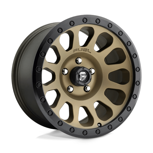 Fuel 1PC | D600 VECTOR | 17.0x9.00 | 6X139.7 | -12 | MATTE BRONZE BLACK BEAD RING