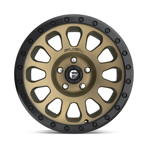 Fuel 1PC | D600 VECTOR | 17.0x9.00 | 6X139.7 | -12 | MATTE BRONZE BLACK BEAD RING