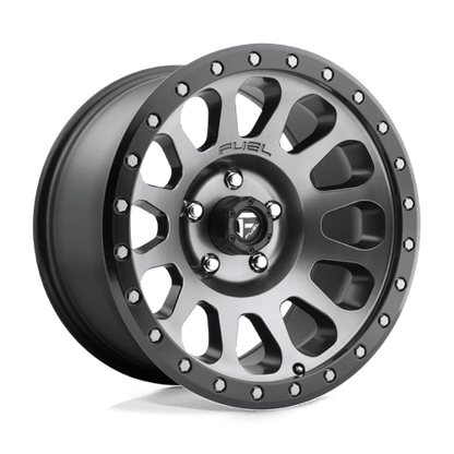 Fuel 1PC | D601 VECTOR | 18.0x9.00 | 5X150 | 1 | MATTE GUNMETAL BLACK BEAD RING