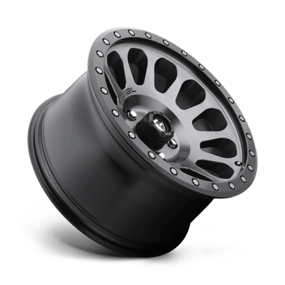 Fuel 1PC | D601 VECTOR | 18.0x9.00 | 5X127 | 1 | MATTE GUNMETAL BLACK BEAD RING