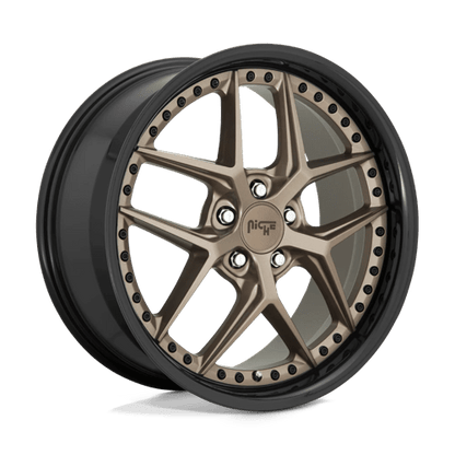 Niche 1PC | M227 VICE | 19.0x8.50 | 5X114.3 | 35 | MATTE BRONZE BLACK BEAD RING