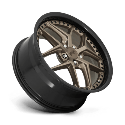Niche 1PC | M227 VICE | 20.0x10.50 | 5X114.3 | 40 | MATTE BRONZE BLACK BEAD RING