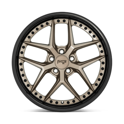 Niche 1PC | M227 VICE | 20.0x9.00 | 5X114.3 | 35 | MATTE BRONZE BLACK BEAD RING