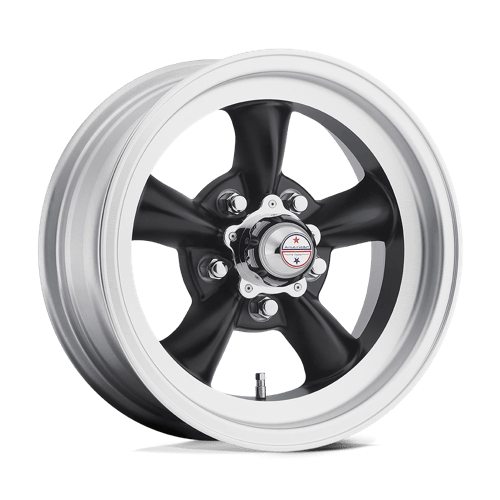American Racing Vintage | VN105 TORQ THRUST D | 15.0x7.00 | 5X127 | -6 | SATIN  BLACK W/ MACHINED LIP