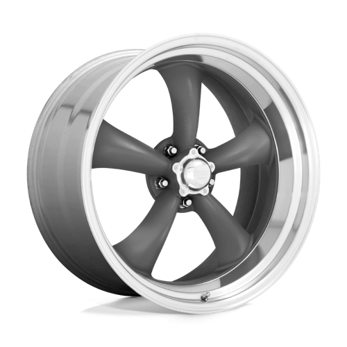 American Racing Vintage | VN215 CLASSIC TORQ THRUST II | 18.0x7.00 | 5X114.3 | 6 | MAG GRAY W/ MACHINED LIP