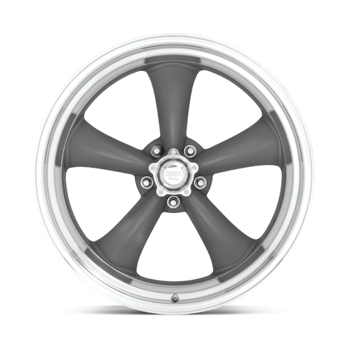 American Racing Vintage | VN215 CLASSIC TORQ THRUST II | 20.0x8.00 | 5X127 | 0 | MAG GRAY W/ MACHINED LIP