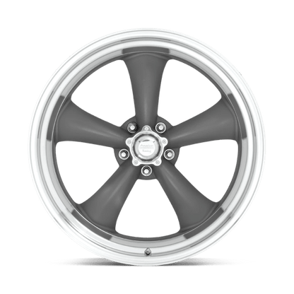 American Racing Vintage | VN215 CLASSIC TORQ THRUST II | 20.0x8.00 | 5X127 | 0 | MAG GRAY W/ MACHINED LIP