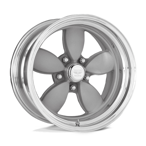 American Racing Vintage | VN402 CLASSIC 200S | 15.0x7.00 | 5X114.3 | -6 | TWO-PC MAG GRAY POLISH BARREL