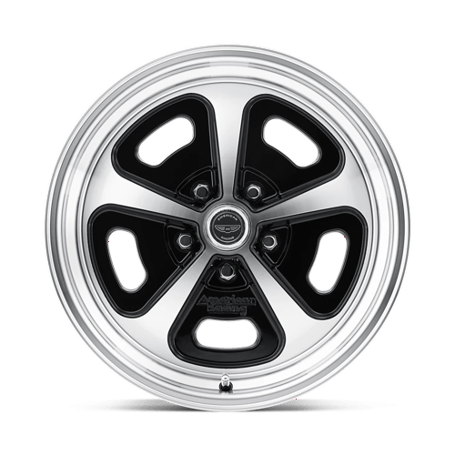American Racing Vintage | VN501 500 MONO CAST | 17.0x9.00 | 5X120.65 | 0 | GLOSS BLACK MACHINED