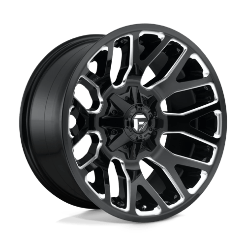 Fuel 1PC | D623 WARRIOR | 20.0x10.00 | 6X135/6X139.7 | -18 | GLOSS BLACK MILLED