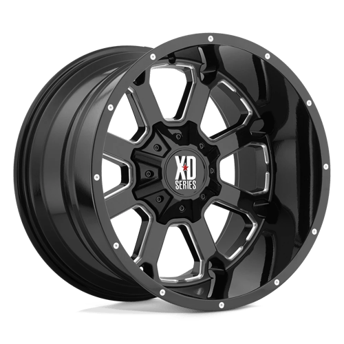 XD | XD825 BUCK 25 | 20.0x9.00 | 8X170 | 0 | GLOSS BLACK MILLED