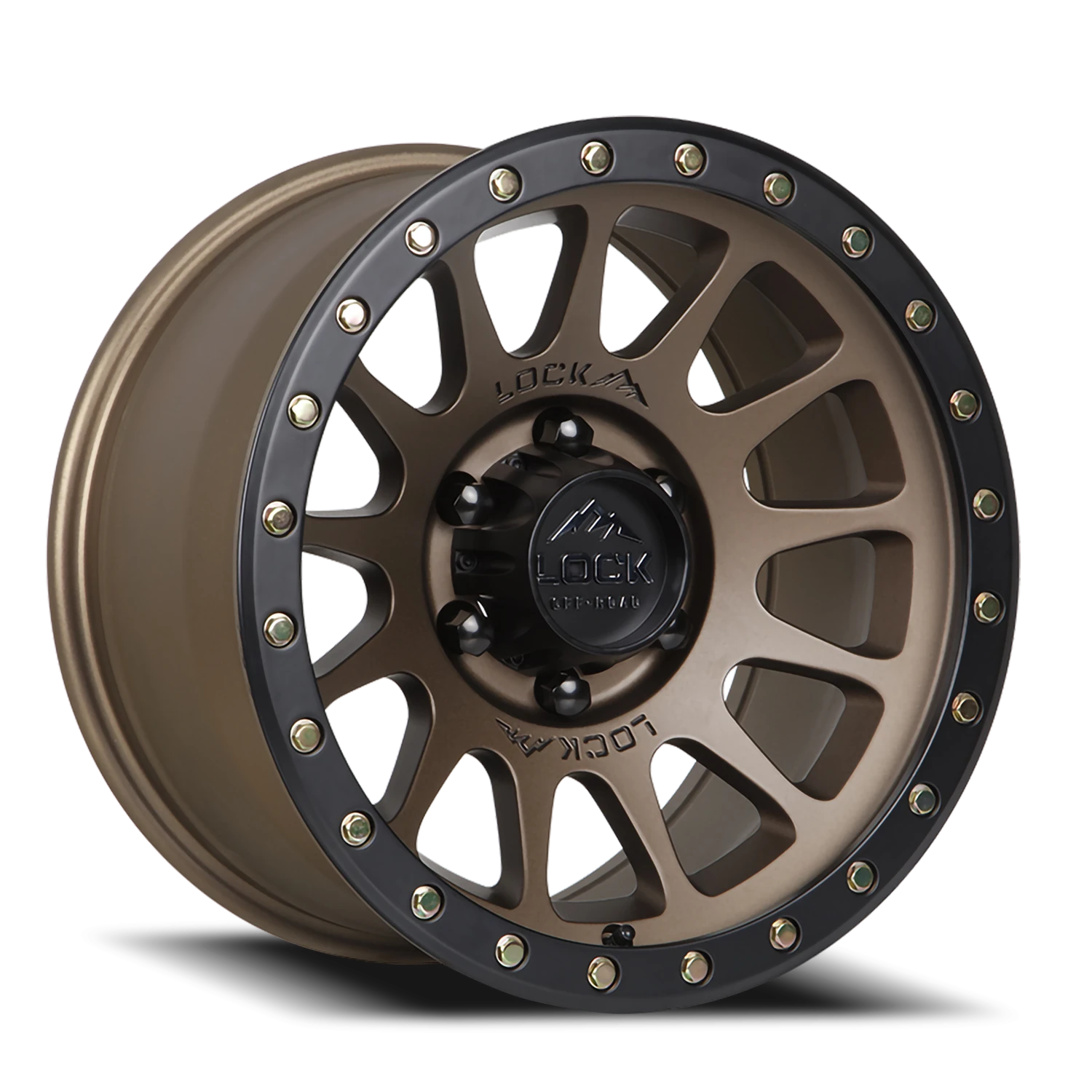 YOSEMITE | 17X9 | 5X127 | +0 | MATTE DESERT BRONZE W MATTE BLACK RING | YOSEMITE-7957MRMBR