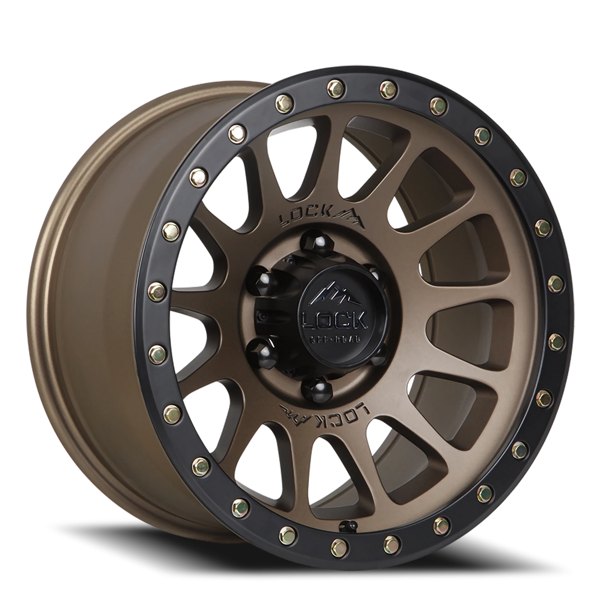 YOSEMITE | 20X10 | 5X127 | -18 | MATTE DESERT BRONZE W MATTE BLACK RING | YOSEMITE-2157MRMBR