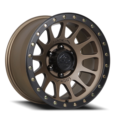 YOSEMITE | 20X10 | 5X127 | -18 | MATTE DESERT BRONZE W MATTE BLACK RING | YOSEMITE-2157MRMBR