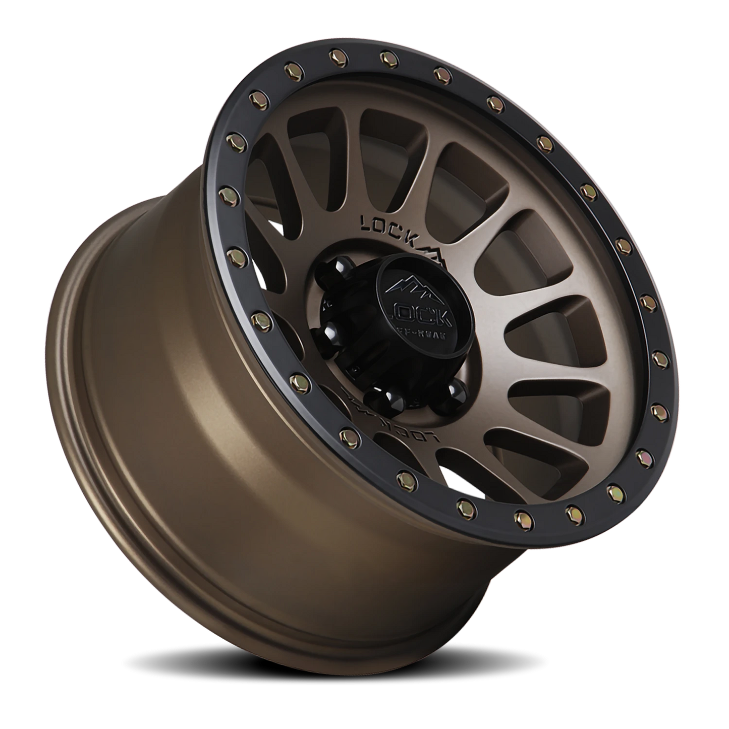 YOSEMITE | 17X9 | 5X127 | +0 | MATTE DESERT BRONZE W MATTE BLACK RING | YOSEMITE-7957MRMBR - Image 2