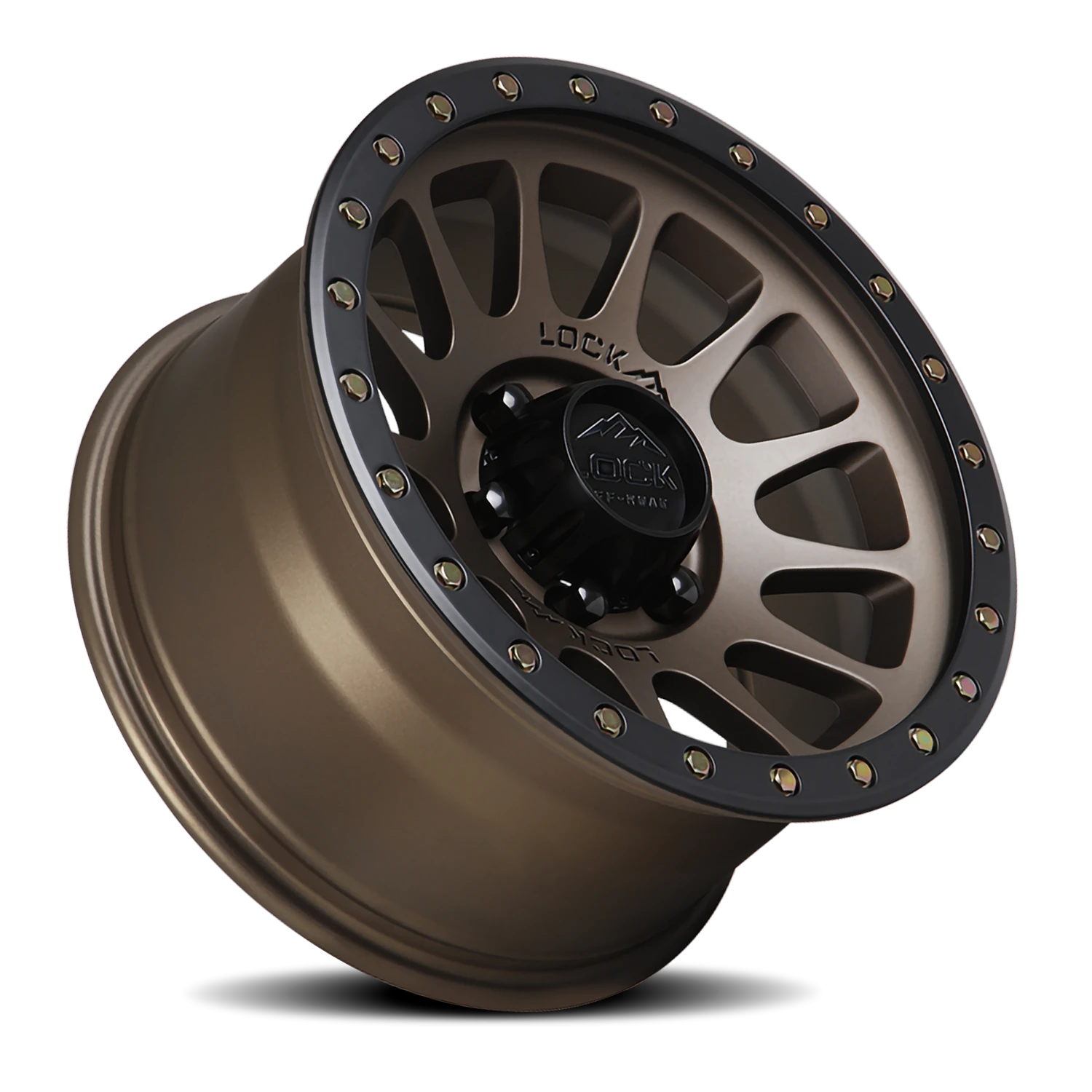 YOSEMITE | 17X9 | 5X127 | +0 | MATTE DESERT BRONZE W MATTE BLACK RING | YOSEMITE-7957MRMBR - Image 2