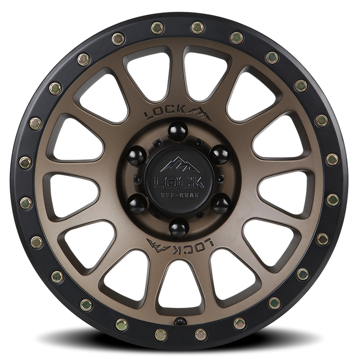 YOSEMITE | 17X9 | 5X127 | +0 | MATTE DESERT BRONZE W MATTE BLACK RING | YOSEMITE-7957MRMBR - Image 3