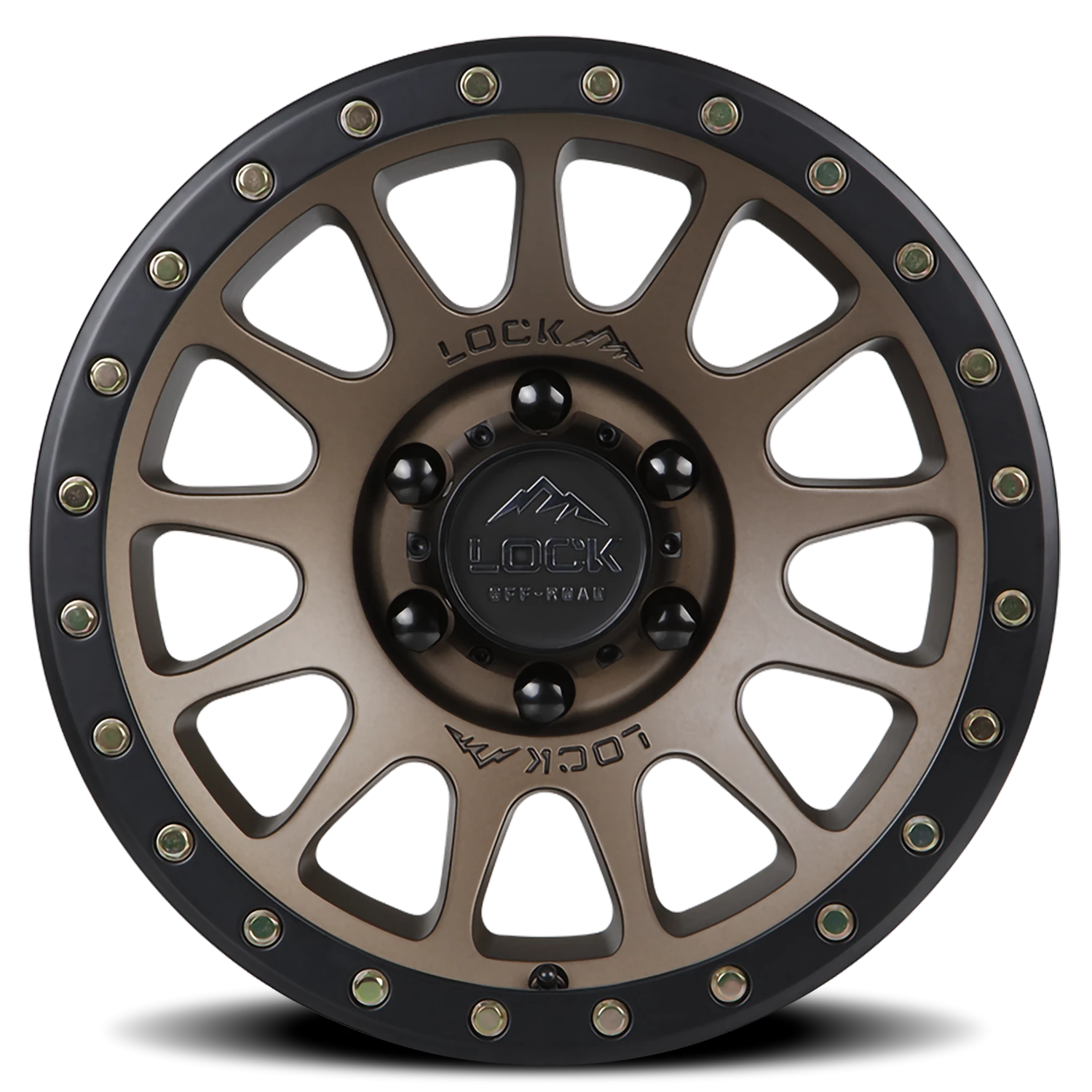 YOSEMITE | 17X9 | 5X127 | +0 | MATTE DESERT BRONZE W MATTE BLACK RING | YOSEMITE-7957MRMBR - Image 3