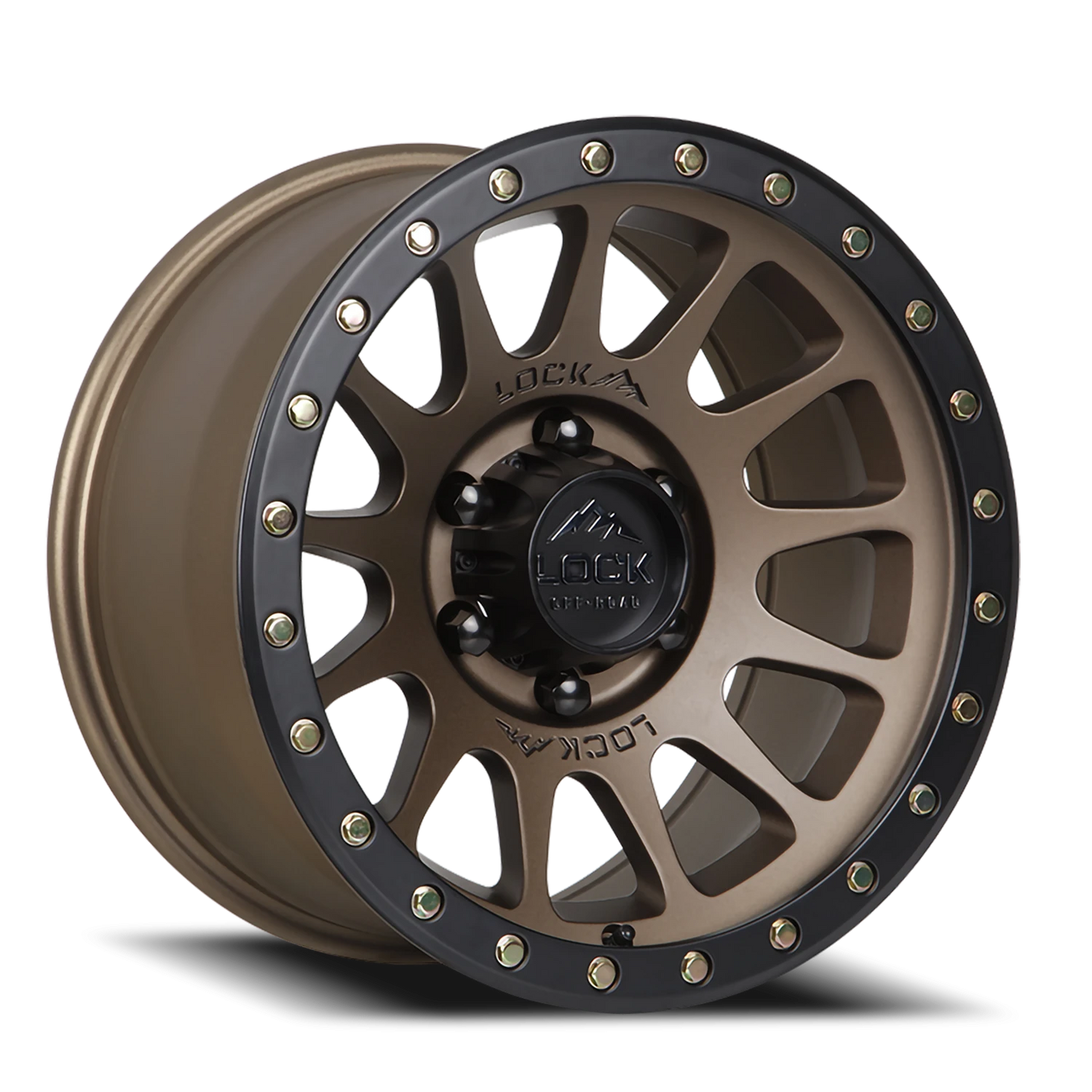 YOSEMITE | 20X10 | 8X165.1 | -18 | MATTE DESERT BRONZE W MATTE BLACK RING | YOSEMITE-2186MRMBR