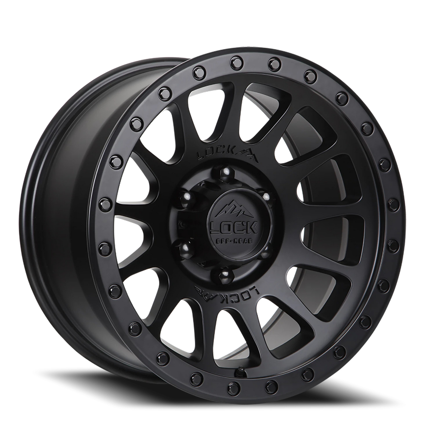 YOSEMITE | 17X9 | 5X127 | +0 | MATTE BLACK W MATTE BLACK RING | YOSEMITE-7957MB