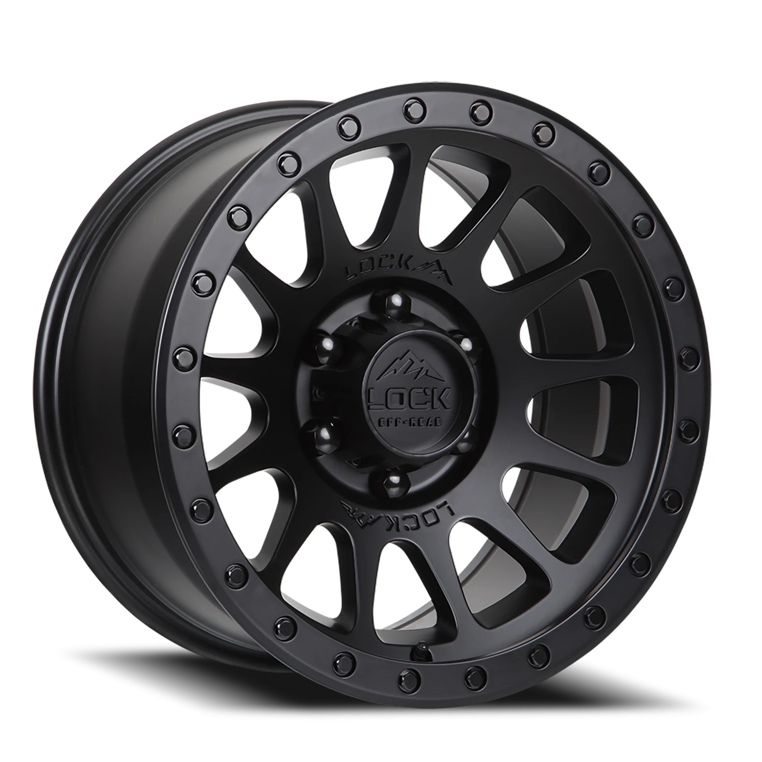 YOSEMITE | 17X9 | 5X127 | +0 | MATTE BLACK W MATTE BLACK RING | YOSEMITE-7957MB