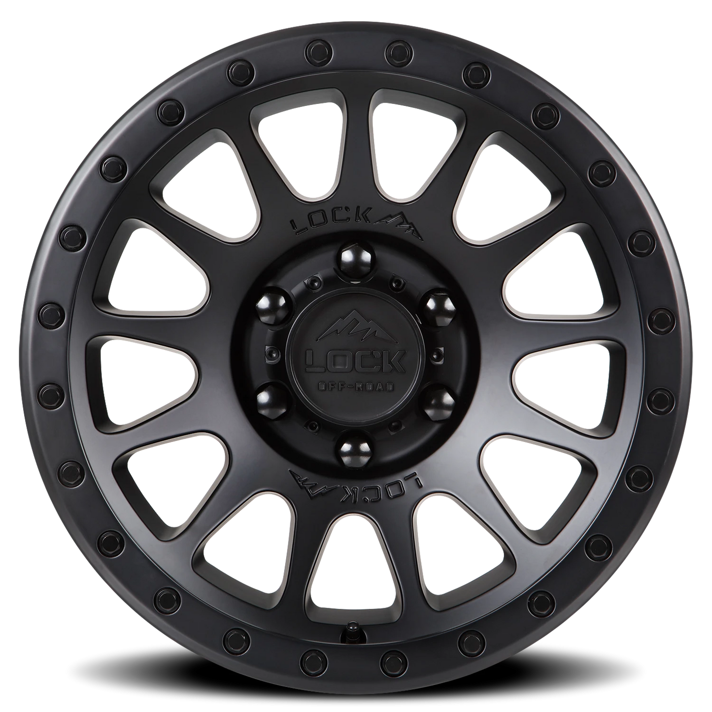 YOSEMITE | 17X9 | 5X127 | +0 | MATTE BLACK W MATTE BLACK RING | YOSEMITE-7957MB - Image 3