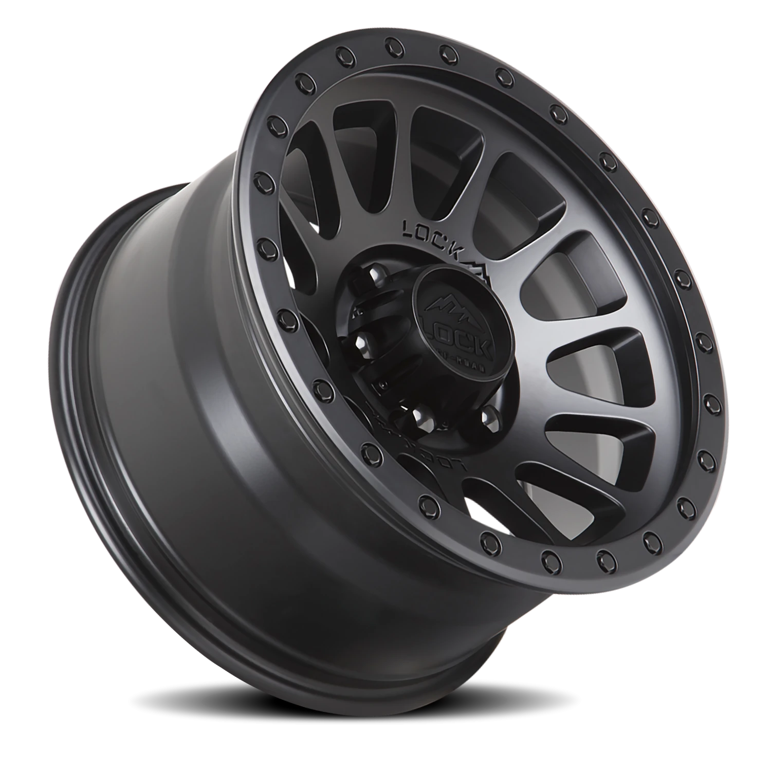 YOSEMITE | 17X9 | 6X139.7 | +0 | MATTE BLACK W MATTE BLACK RING | YOSEMITE-7969MB - Image 2