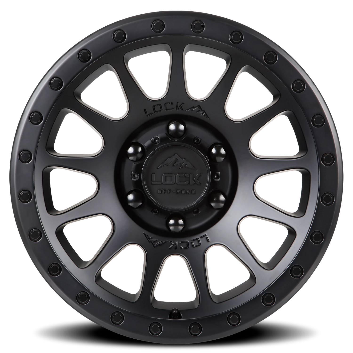 YOSEMITE | 17X9 | 6X139.7 | +0 | MATTE BLACK W MATTE BLACK RING | YOSEMITE-7969MB - Image 3