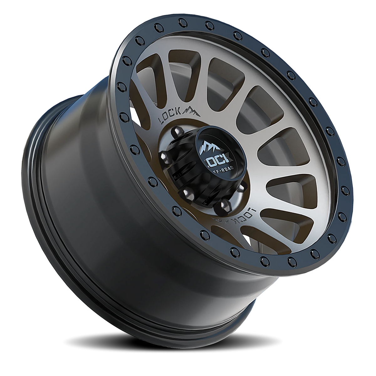 YOSEMITE | 17X9 | 6X139.7 | +0 | MATTE GREY W MATTE BLACK RING | YOSEMITE-7969MGMBR - Image 2