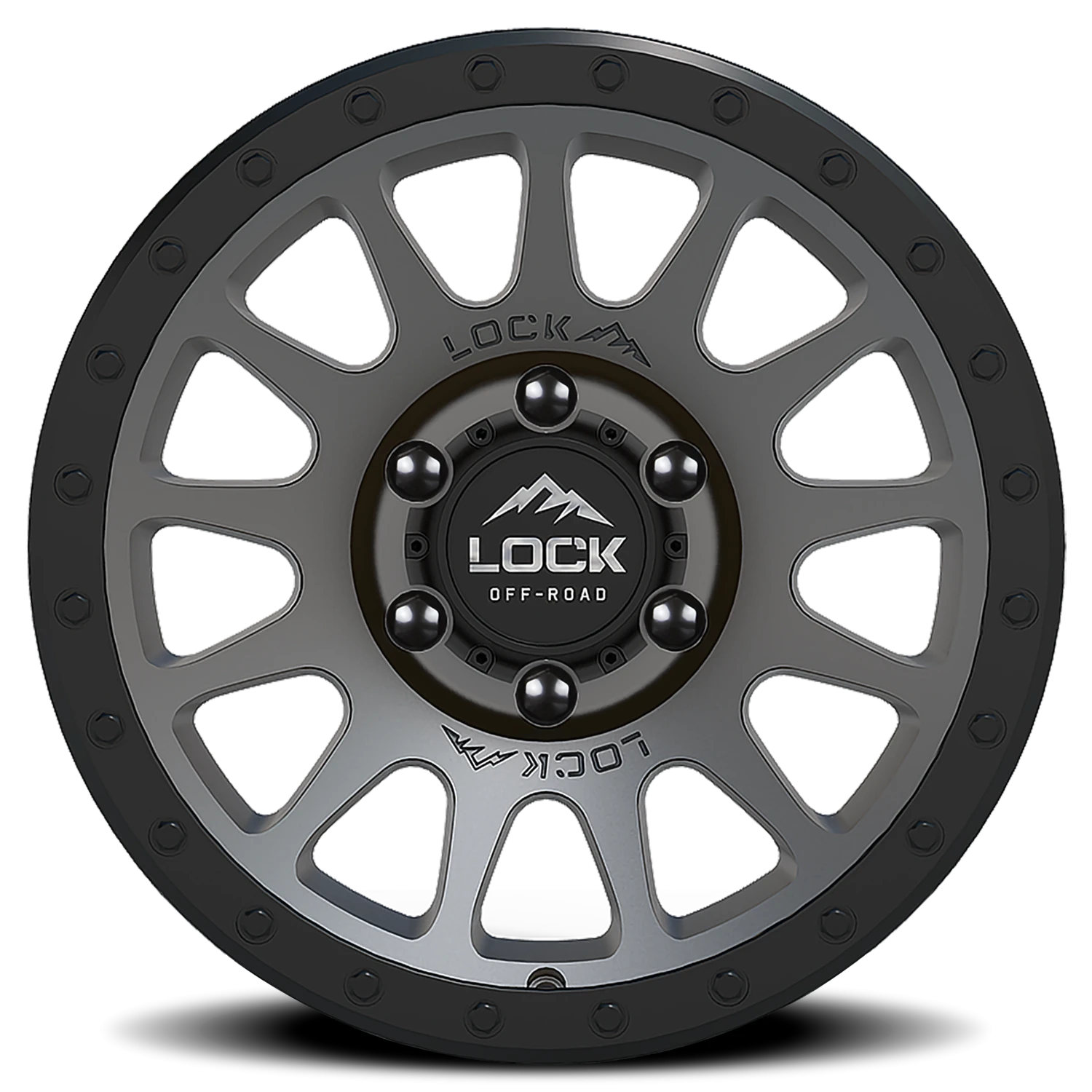 YOSEMITE | 20X9 | 6X139.7 | +18 | MATTE GREY W MATTE BLACK RING | YOSEMITE-2969MGMBR - Image 3