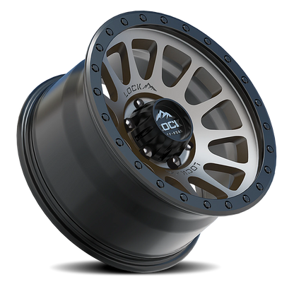 YOSEMITE | 20X10 | 8X165.1 | -18 | MATTE GREY W MATTE BLACK RING | YOSEMITE-2186MGMBR - Image 2