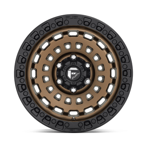 Fuel 1PC | D634 ZEPHYR | 17.0x8.50 | 5X120 | 34 | MATTE BRONZE BLACK BEAD RING
