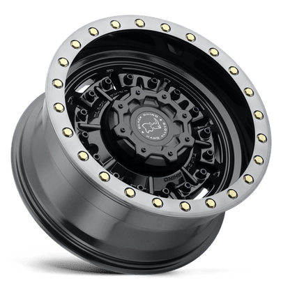 Black Rhino Hard Alloys | ABRAMS | 18.0x9.50 | 5X127 | -18 | GLOSS GUN BLACK MACH DARK TINT