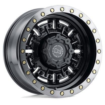 Black Rhino Hard Alloys | ABRAMS | 20.0x9.50 | 8X170 | -18 | GLOSS GUN BLACK MACH DARK TINT