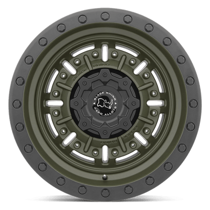 Black Rhino Hard Alloys | ABRAMS | 20.0x9.50 | 5X127 | -18 | OLIVE DRAB GREEN