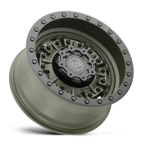 Black Rhino Hard Alloys | ABRAMS | 20.0x9.50 | 5X127 | -18 | OLIVE DRAB GREEN
