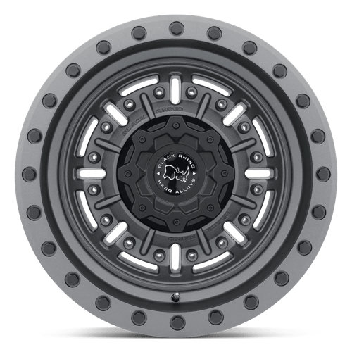 Black Rhino Hard Alloys | ABRAMS | 17.0x8.50 | 6X139.7 | -18 | TEXTURED MATTE GUNMETAL